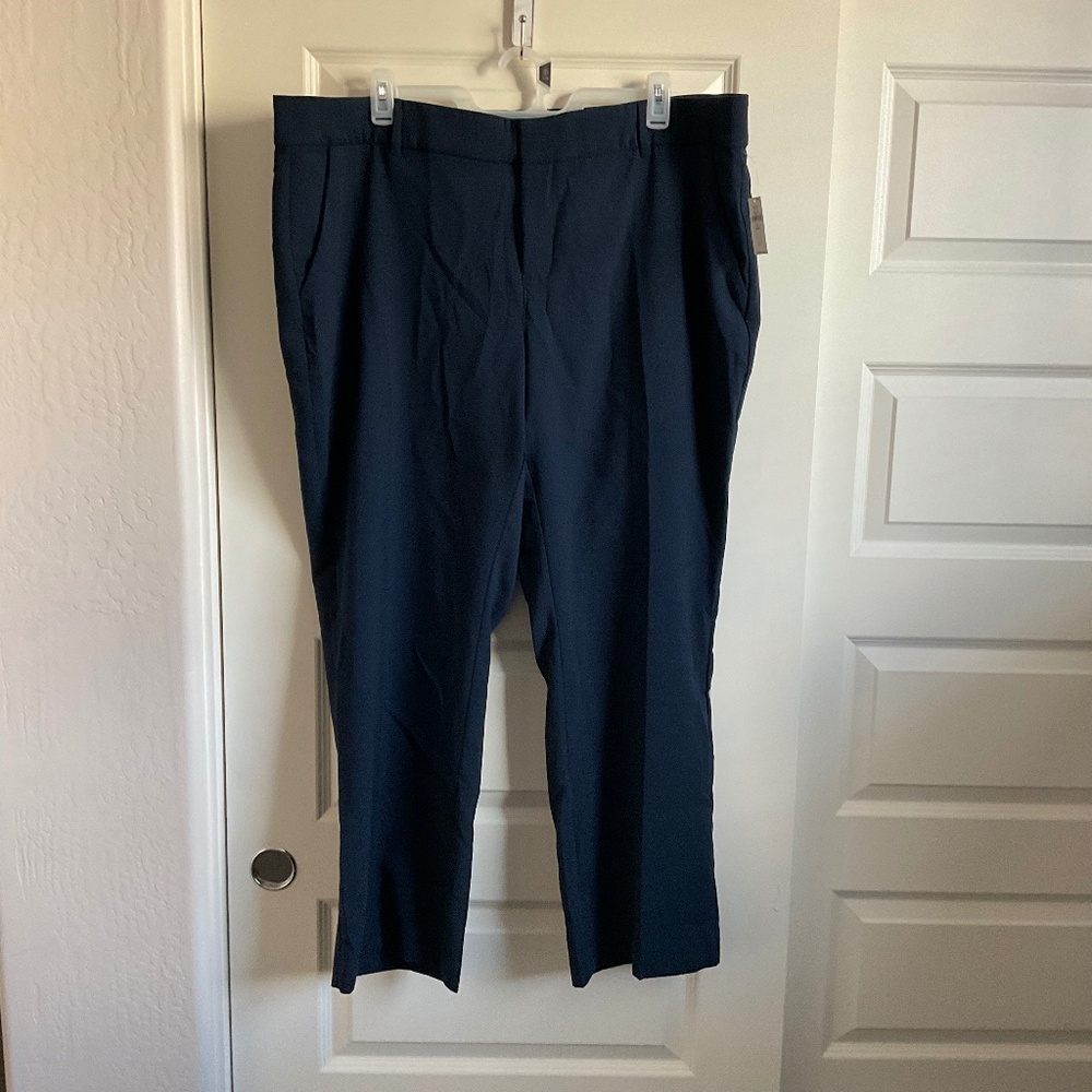 Old Navy Straight Leg Navy Blue‎ Dress Pants - Size 24